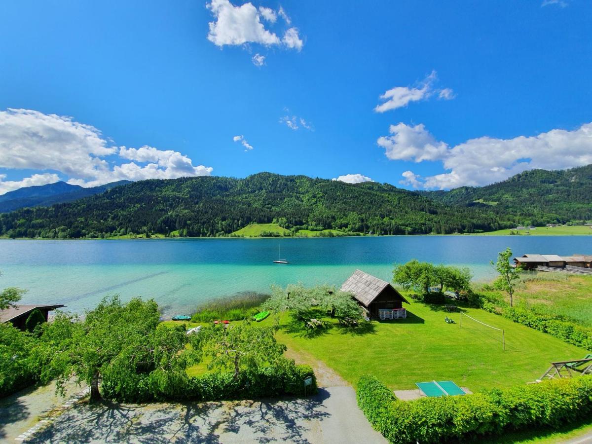 Ferienhof Obergasser Und Bergblick Weissensee Rum bild