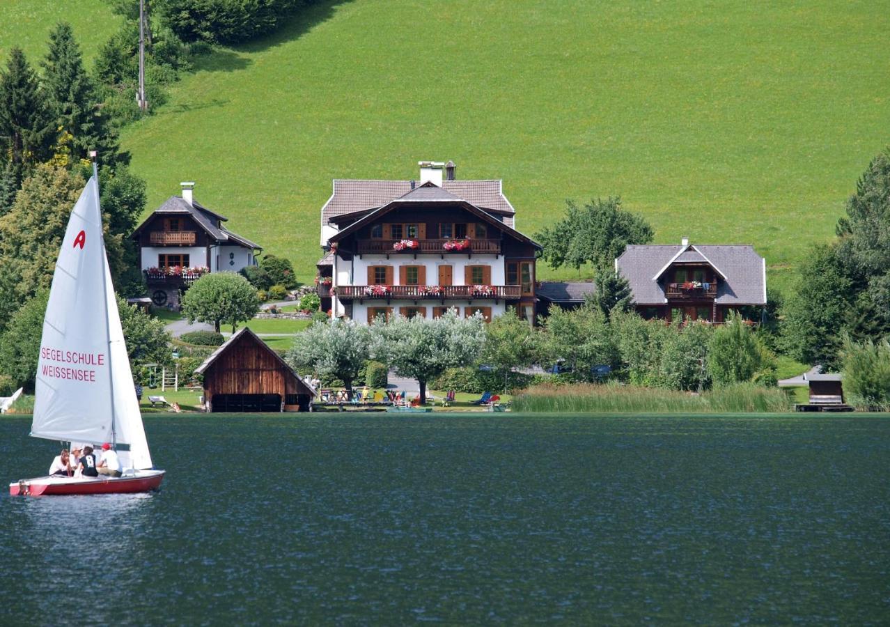 Ferienhof Obergasser Und Bergblick Weissensee Exteriör bild