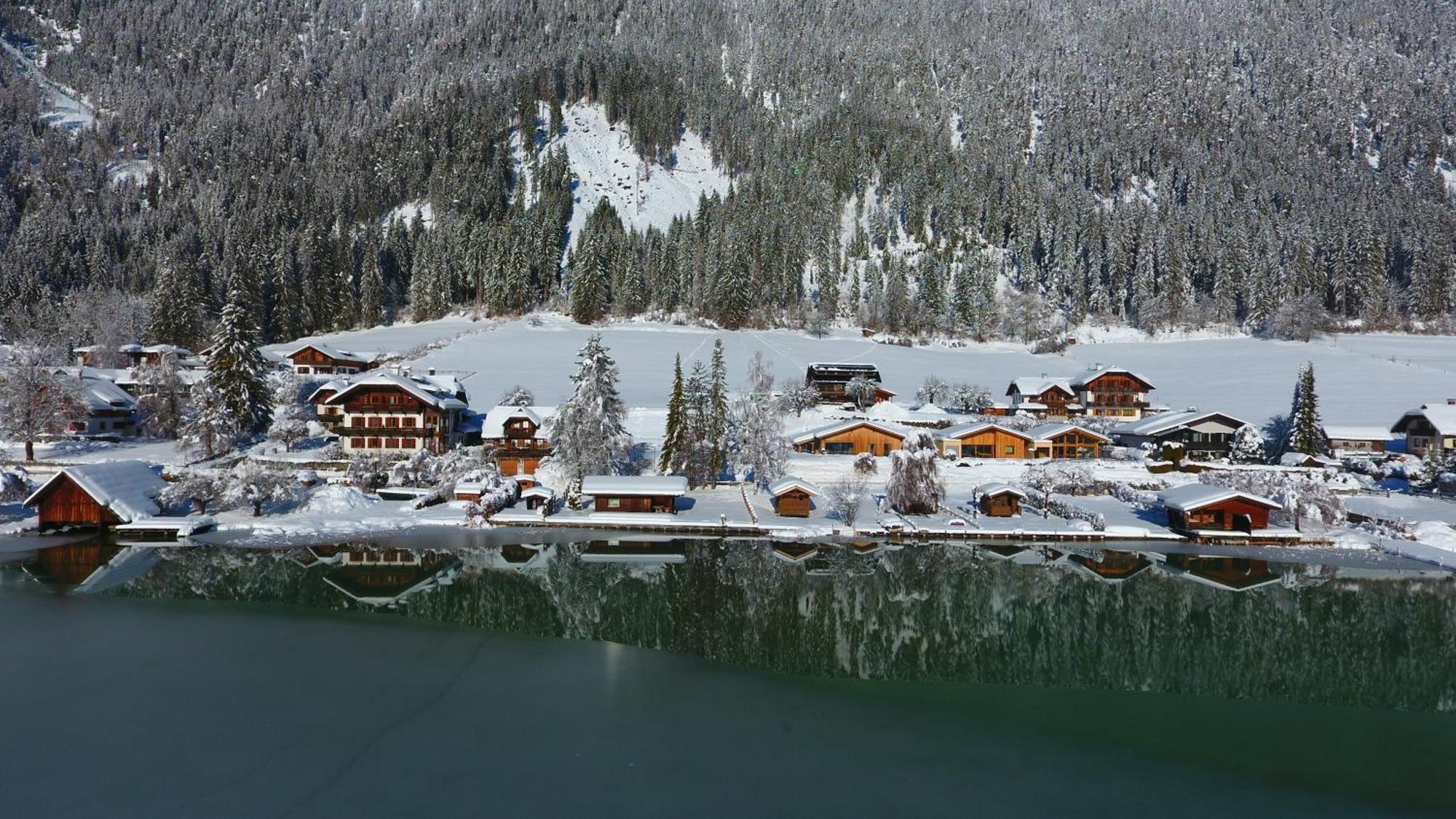 Ferienhof Obergasser Und Bergblick Weissensee Exteriör bild