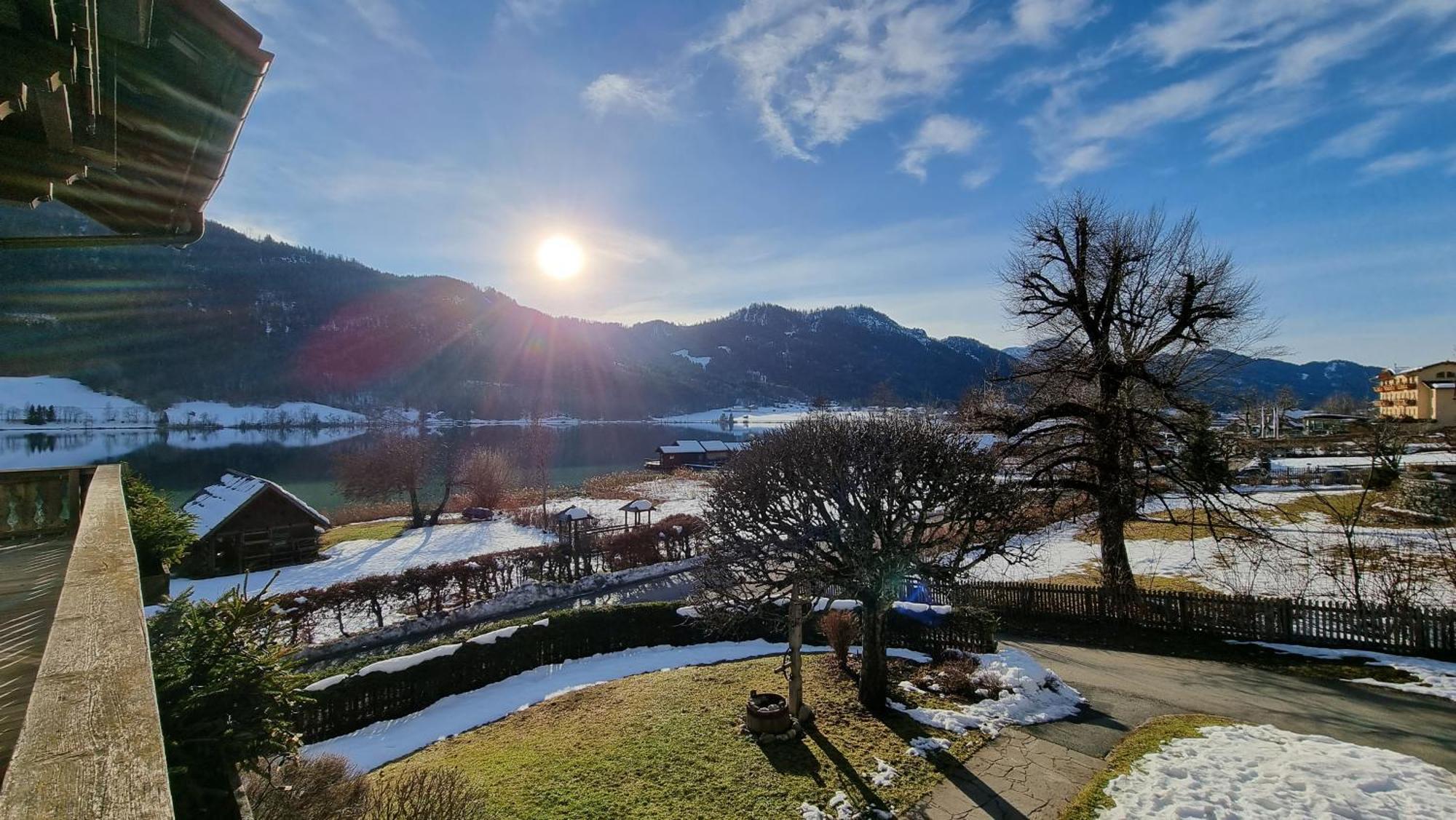 Ferienhof Obergasser Und Bergblick Weissensee Rum bild