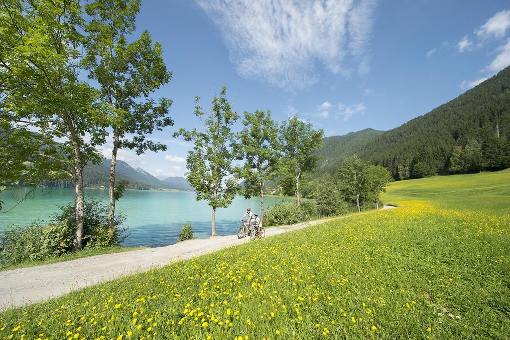 Ferienhof Obergasser Und Bergblick Weissensee Exteriör bild