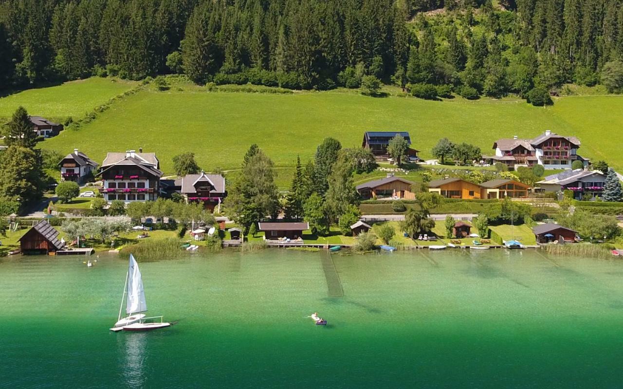 Ferienhof Obergasser Und Bergblick Weissensee Exteriör bild
